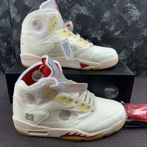 Air Jordan 5 Yellow Transparent