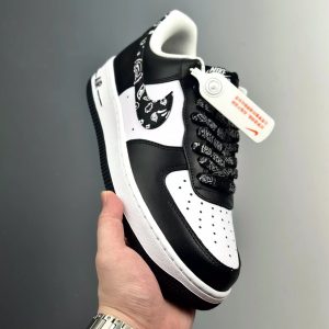 Air Force 1 Custom Black and White