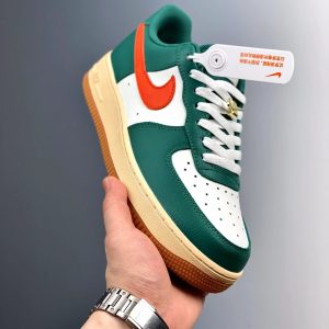 Air Force 1 Leather Green