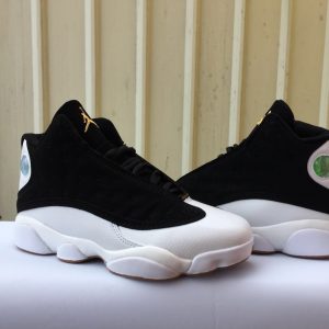 AJ13 Black, White and gold