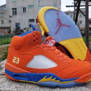 Air Jordan 5 Orange yellow details