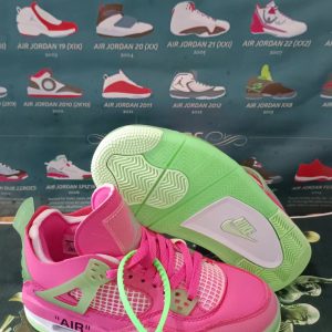 AJ4 bright red green