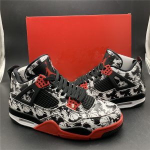 AJ4 generation Chinese elements limited edition, Hanukkah white black red