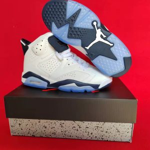 AJ6 generation white dark blue