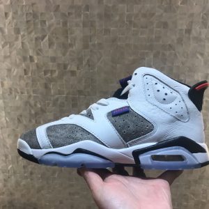AJ6 white and black shoes for men and women