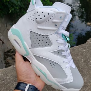 Jordan 6 white gray jade