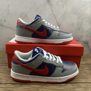 NK Dunk Hyper Blue & Samba Silver