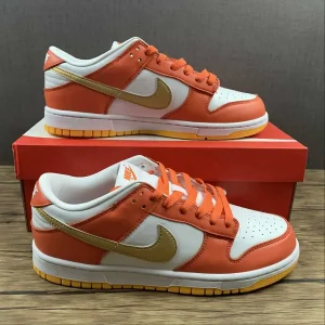 NK Dunk Orange & White-Gold