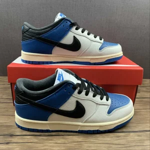 NK Dunk White and Blue-White