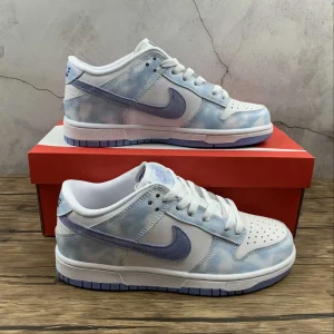 NK Dunk White and Purple