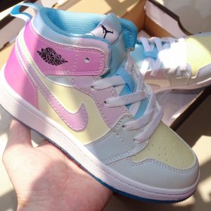 AJ 1 Sunlight Pink/Blue