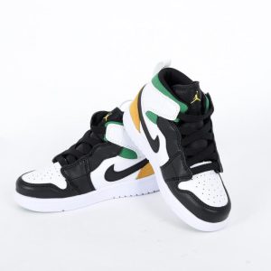 Jordan 1 Mid SE White Laser Orange Lucky Green