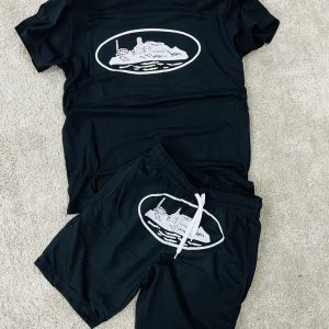 Corteiz Short Alcatraz Black