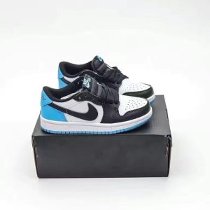 Jordan 1 Low Black Dark Powder Blue