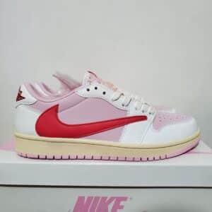 Air Jordan 1 Low Travis Scott Sail Tropical Pink
