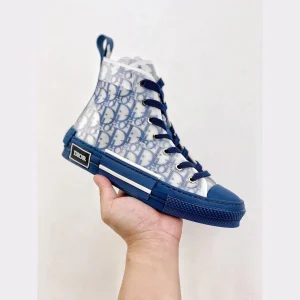 Dior B23 High-Top Sneakers navy Blue