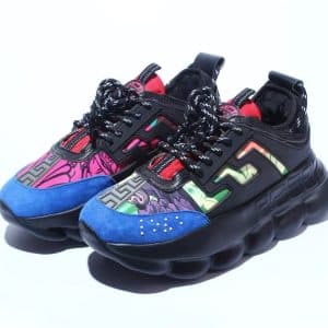 VERSACE CHAIN REACTION BLACK MULTICOLOR