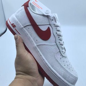 Nike Air Force 1 Low White Fire Red